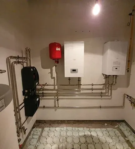 Монтаж котельной, СНТ Лесное, дом 189 м²